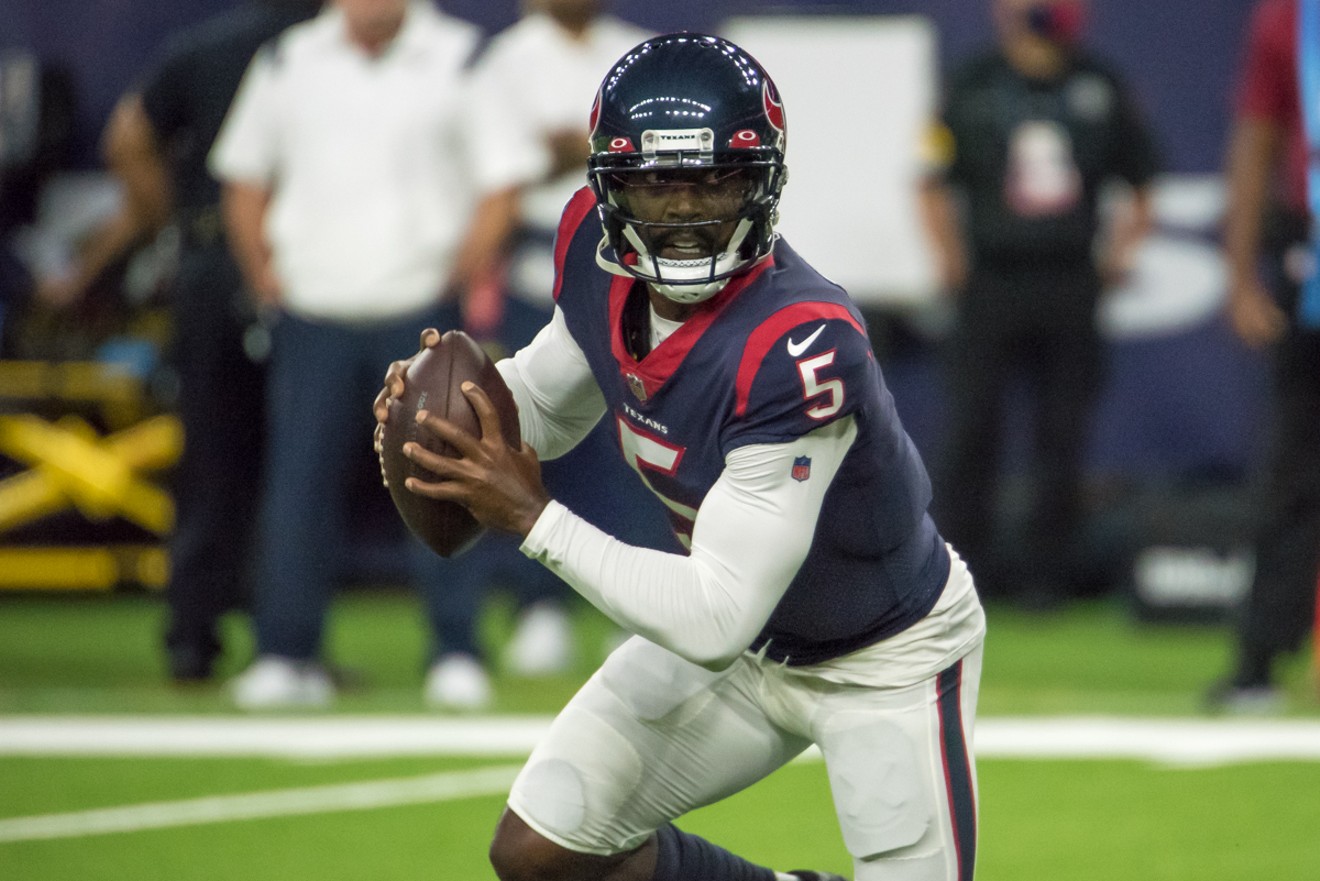 Tyrod Taylor day to day with injury for Texans; Deshaun Watson won