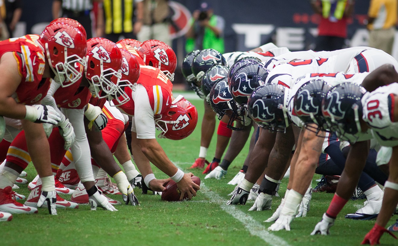 The Texans will line up across from the Chiefs for the third time in eleven months on Thursday night.