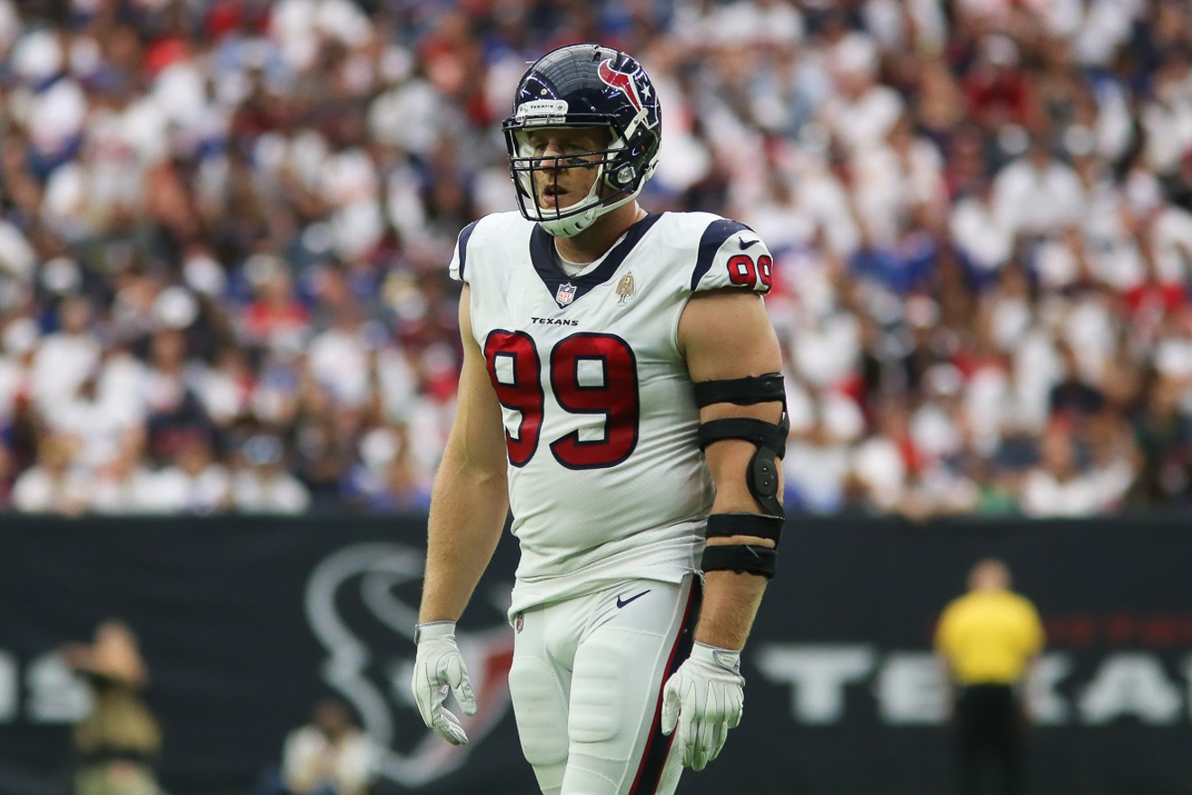 J.J. Watt will be back in his natural habitat on Sunday, the frozen tundra of the Midwest.