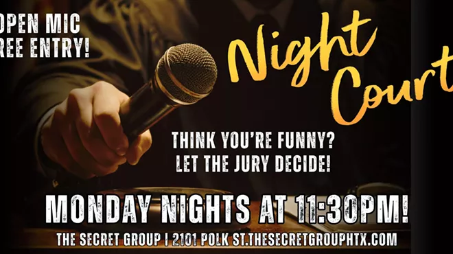 Image: NIGHT COURT: Monday Open Mic Comedy