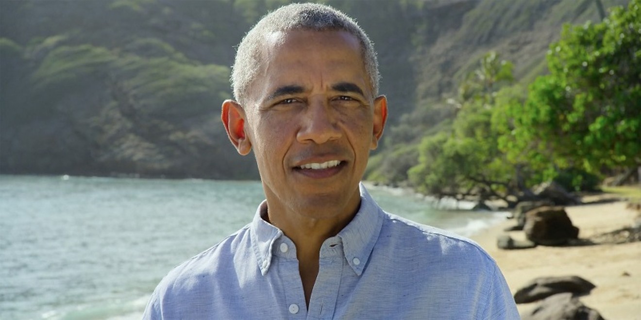 Former President Barack Obama says we can still save the natural world.