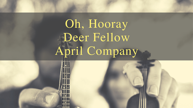Image: Oh, Hooray / Deer Fellow / April Company live at Bohemeo's