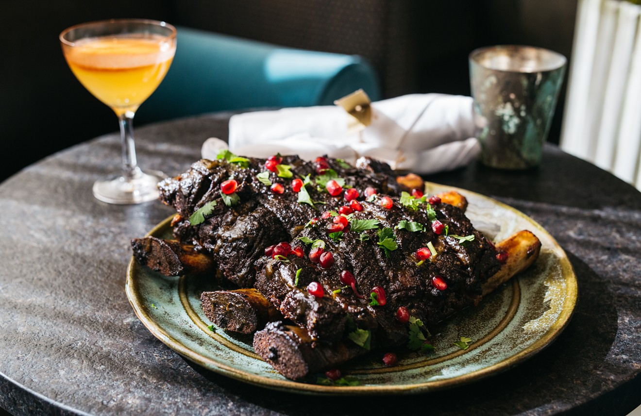 The Pomegranate Short Rib is a feast for the eyes as well as the table.