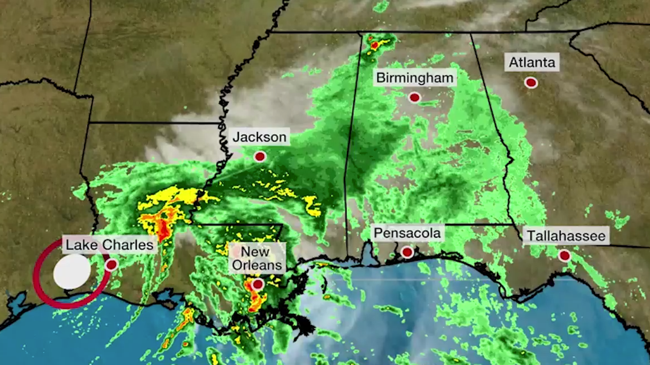Tropical Depression Nicholas has made its way to Louisiana.