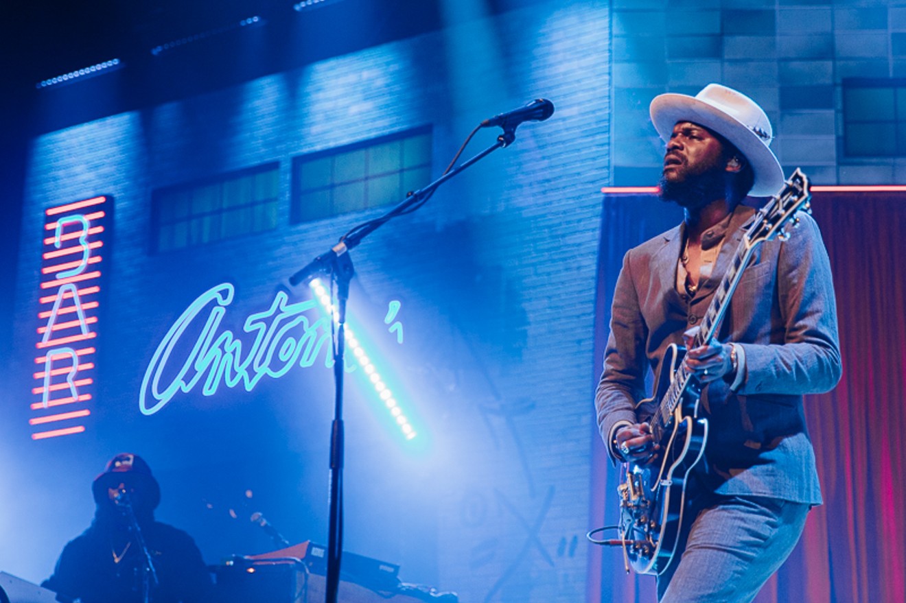 Gary Clark Jr. hit the stage to face off against Paul Wall Thursday night.