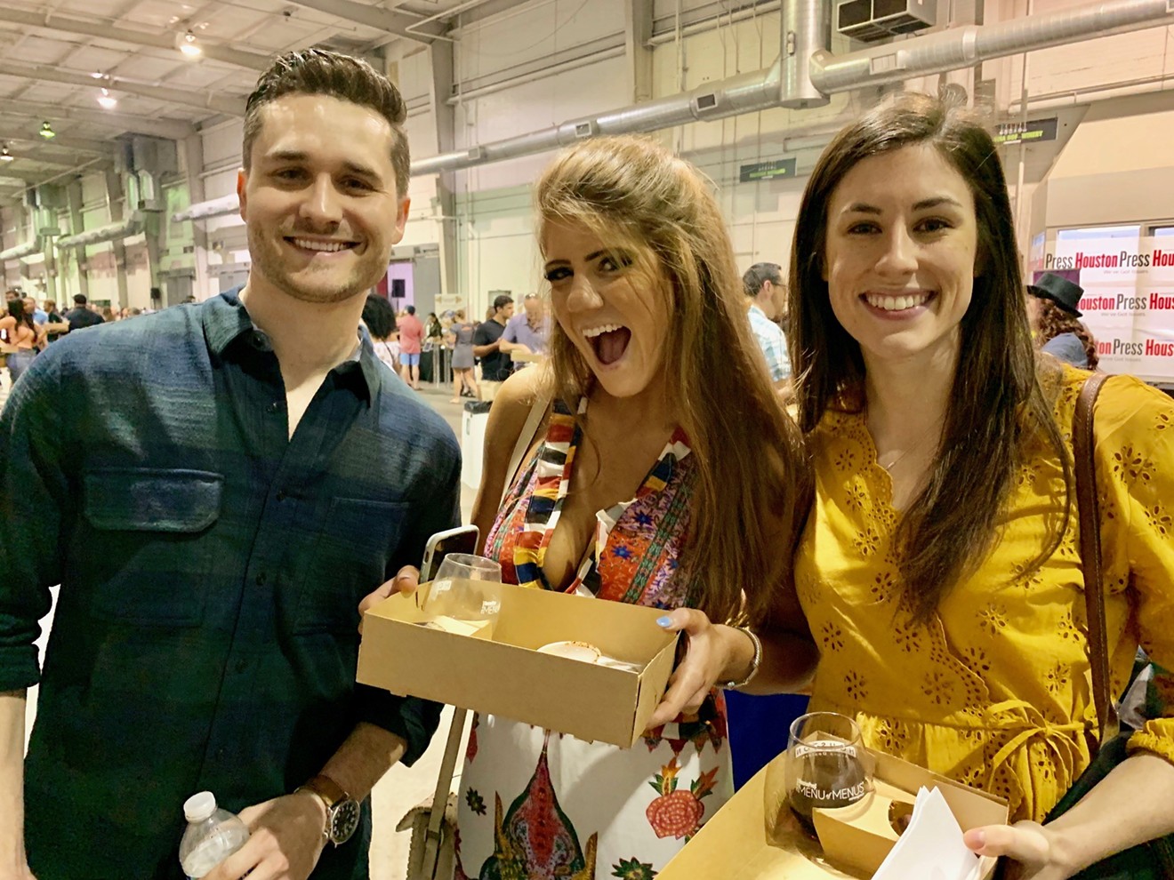 Happy people from  the Houston Press Menu of Menus® 2019 edition. Tickets now on sale for 2020.