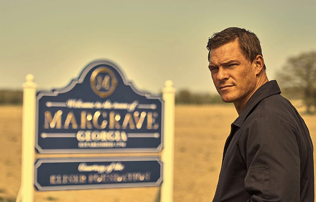 It's not a very friendly "Welcome to Margrave" in Reacher's first episode.