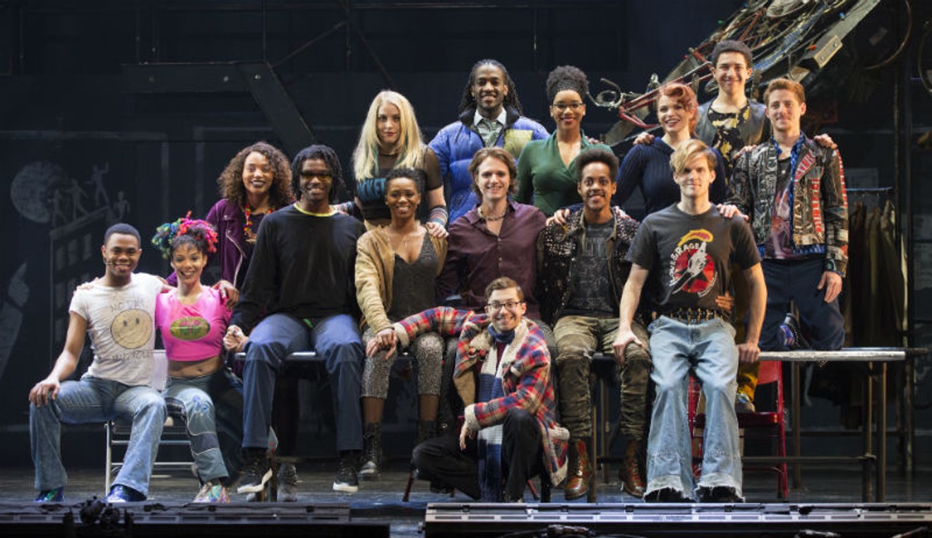 The touring company of Rent.
