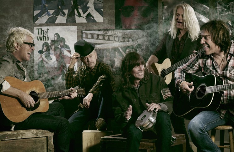 REO Speedwagon today: Kevin Cronin, Neal Doughty, Bryan Hitt, Bruce Hall and Dave Amato.