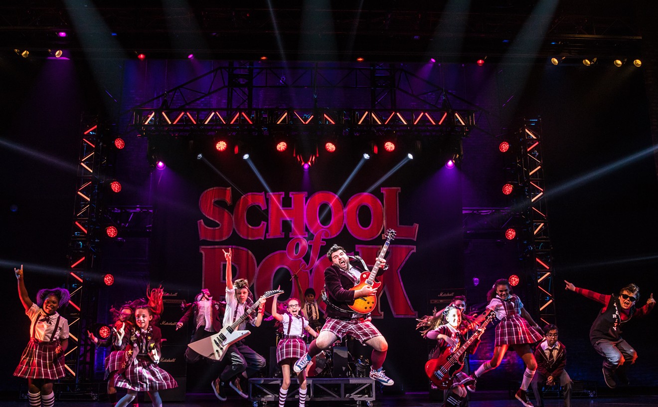 The cast of the School of Rock Tour.