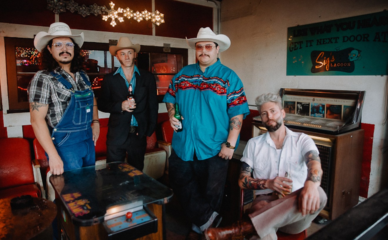 A group of likeminded, local artists created the Houston Horni Tonk Society. They host Horni Tonk Tuesdays every week at Shoeshine Charley's Big Top Lounge.