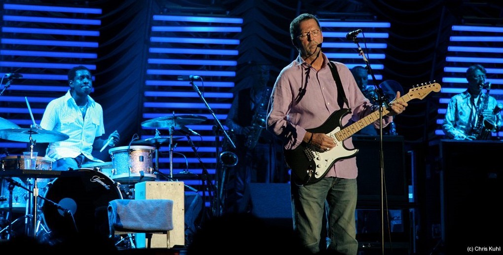 Eric Clapton onstage in Rotterdam, 2006.