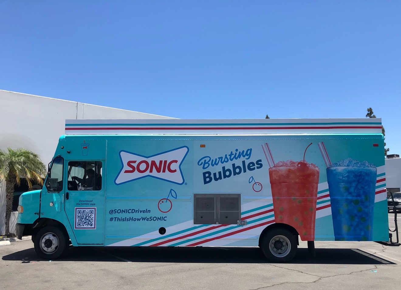 SONIC Drive-In will be sampling its latest drink creation, Bursting Bubbles