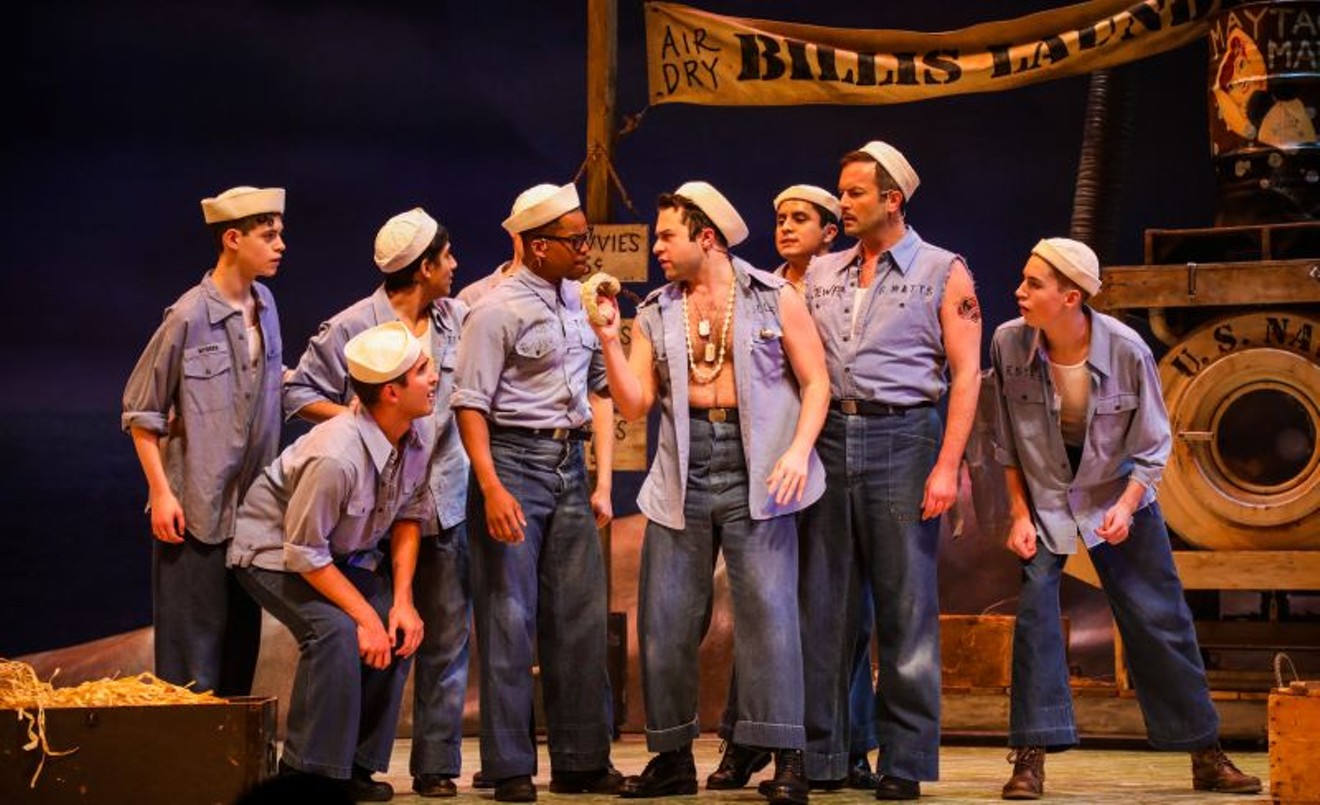 The cast of TUTS' production of South Pacific.