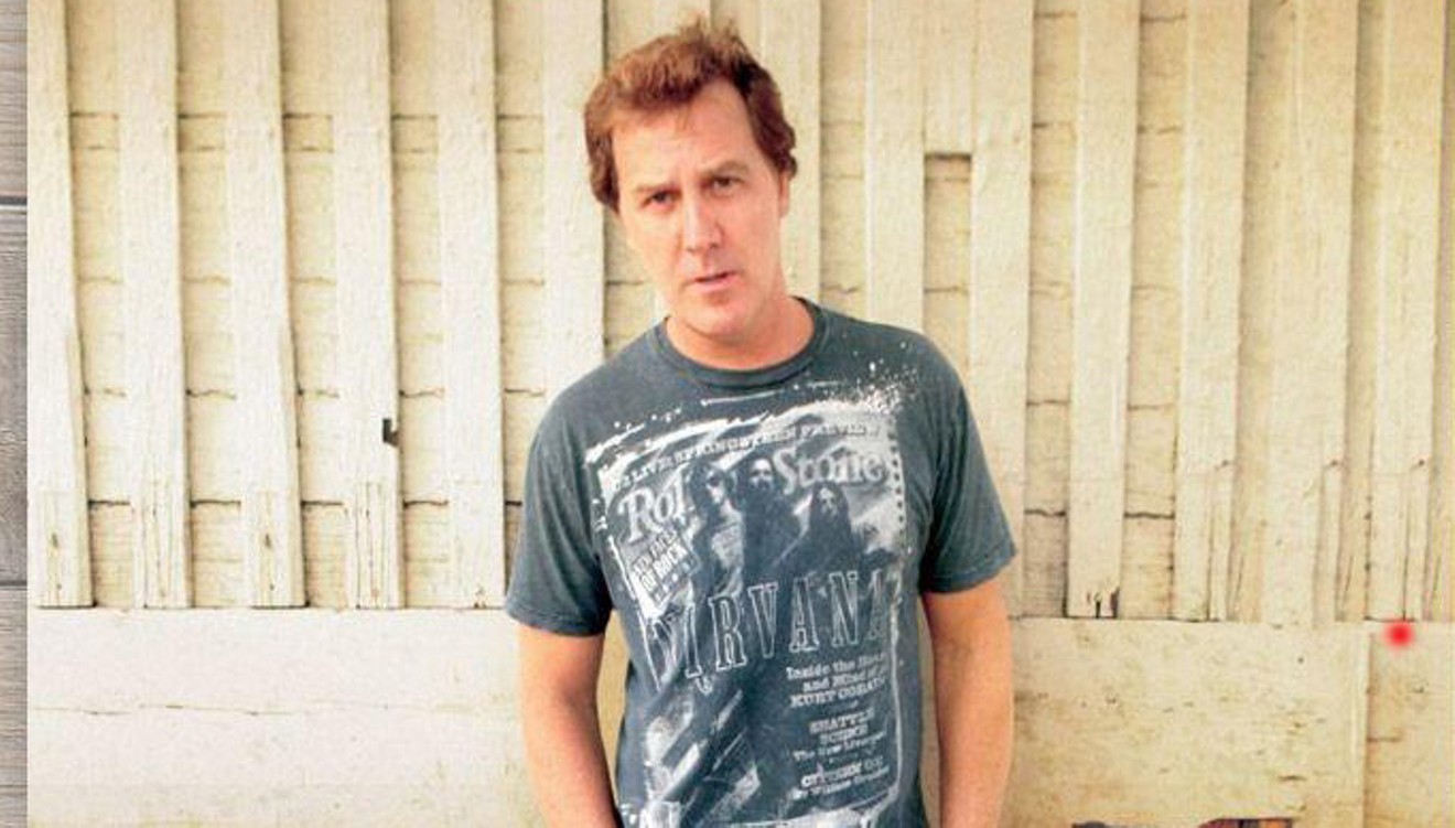 Comedian/SiriusXM DJ Jim Florentine is Your Man in Heavy Metal (even though he's got a Nirvana T-shirt here...)