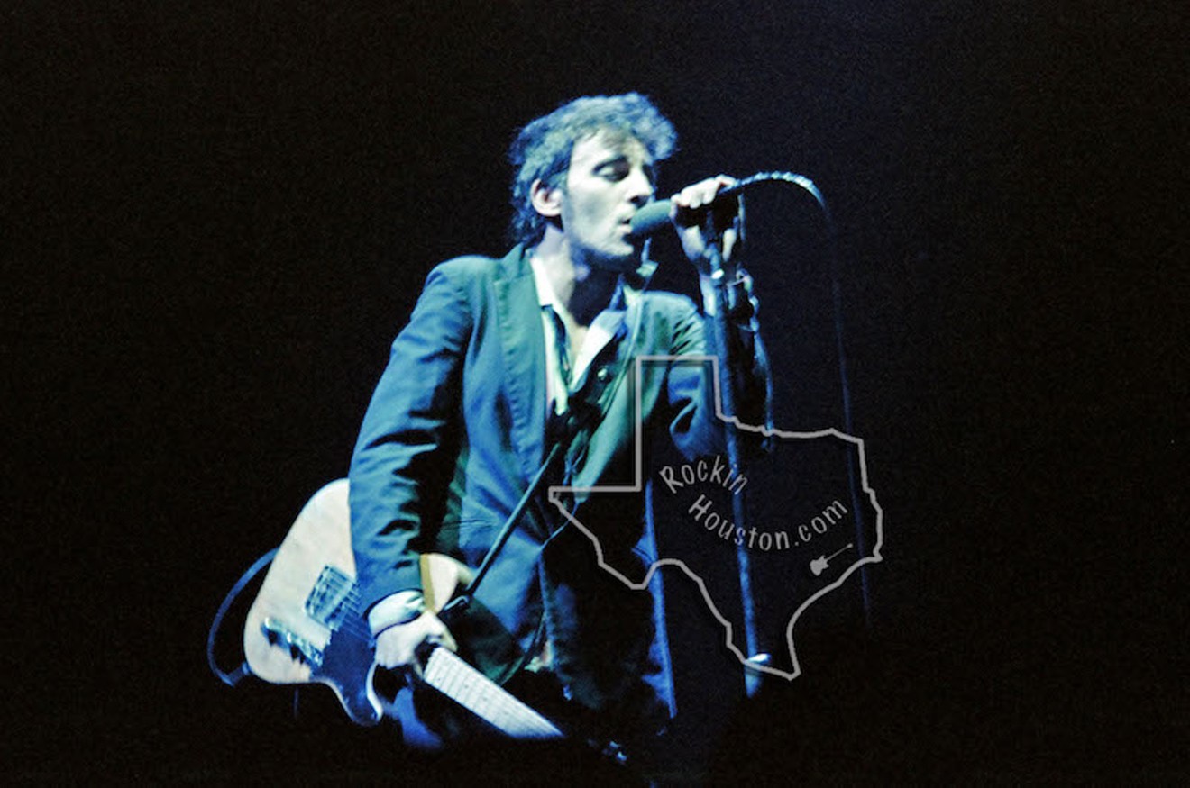 Bruce Springsteen's first show at the Summit came less than six months after he sold out the Sam Houston Coliseum.