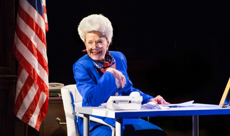 Houston favorite Sally Edmundson (seen here as Ann Richards) is back with another one woman show in the upcoming 2020-2021 Stages season.