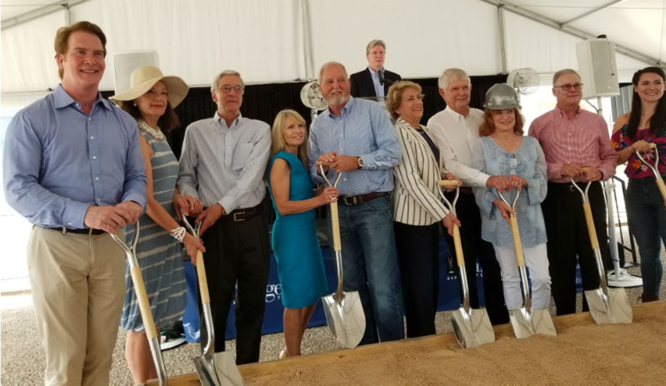 Groundbreaking today for The Gordy, the new theater that Stages Repertory Theatre will relocate to in 2019.