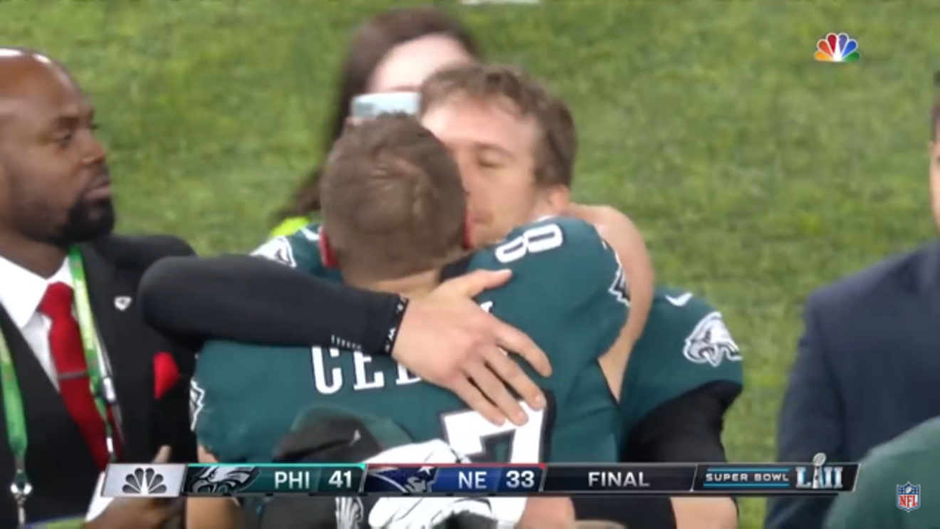 Nick Foles etched his name in history on Sunday night.