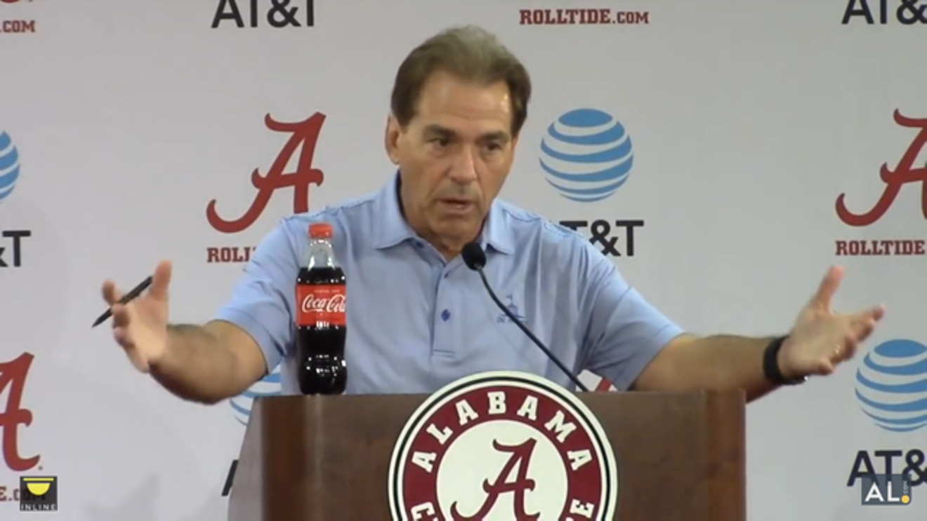 Nick Saban would not like us looking ahead to the postseason in October,