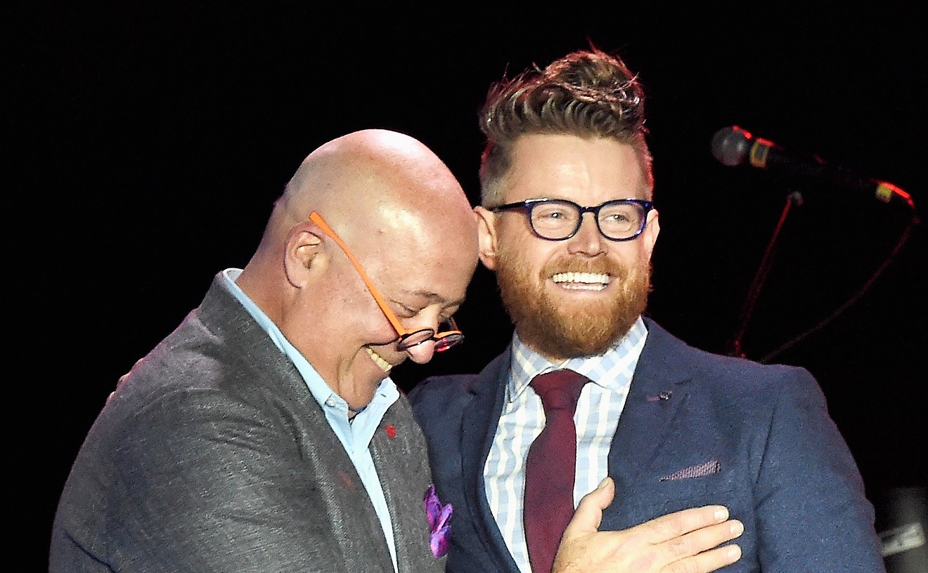 Co-hosts Andrew Zimmern and Richard Blais did a wonderful job hosting along with Alex Guarnaschelli (not pictured).