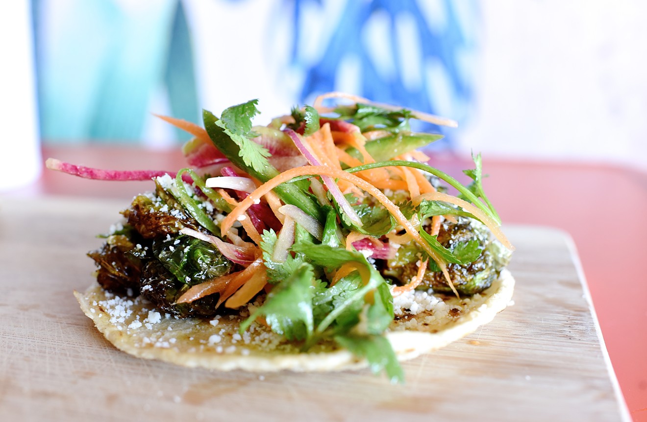Fusion Tacos Heights is throwing down with all-day happy hour, featuring $3 tacos.