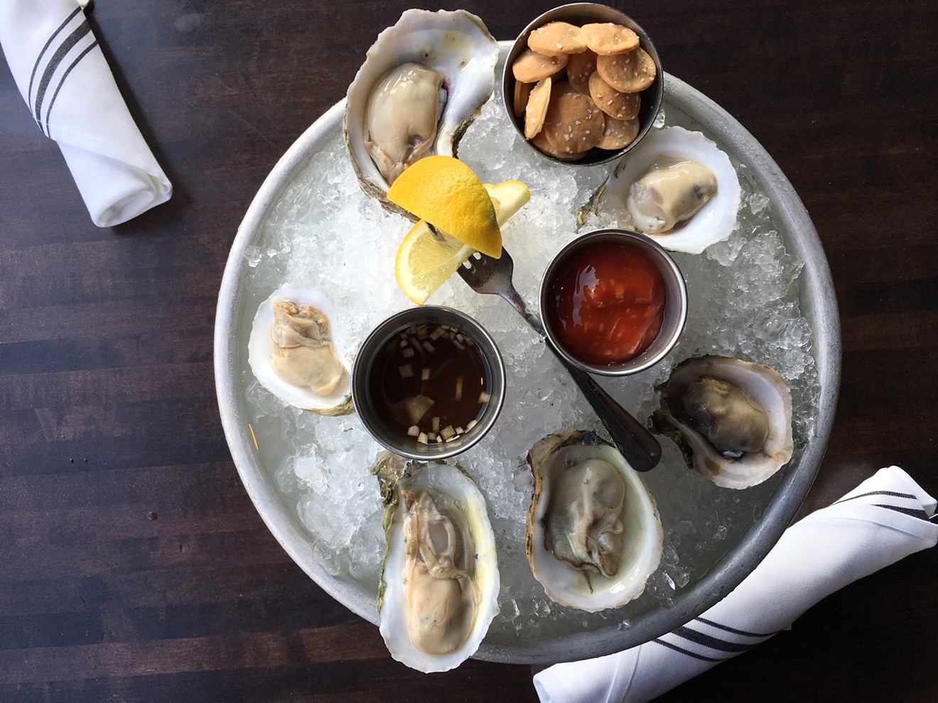 "Oysters are perfect for the spring season," says Noonan of The General Public.