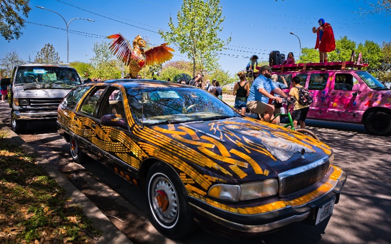 The art cars are returning for another ride around the block. Catch them this weekend for the Houston Art Car Parade.