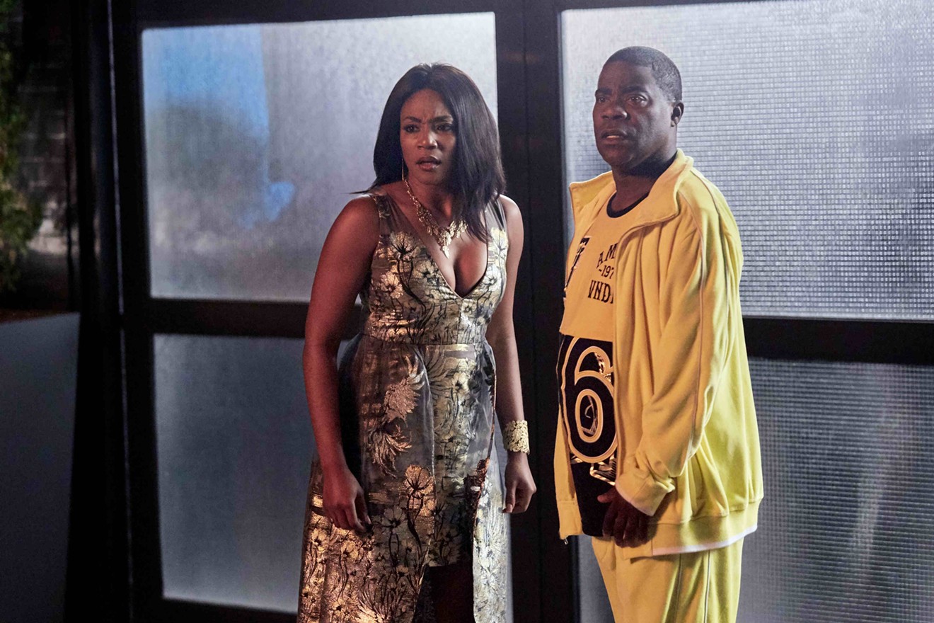In The Last O.G., Tracy Morgan (right) plays Tray Barker, an ex-con who steps back into the real world after 15 years of incarceration only to discover that his girl Shay (Tiffany Haddish) married a white guy and Brooklyn is no longer a hellhole.