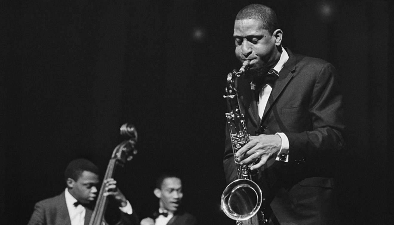 Sonny Rollins with Don Cherry and Henry Grimes at the Stockholm Concert Hall, Jan. 17, 1963.