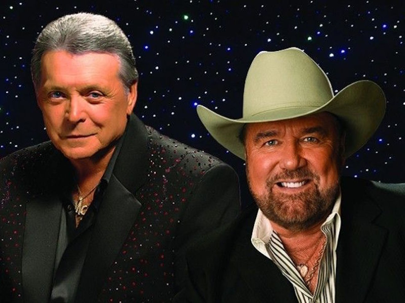 Texas legends Mickey Gilley and Johnny Lee pick up their Urban Cowboy Reunion tour with a stop at The Dosey Doe in the Woodlands on Tuesday, July 13.