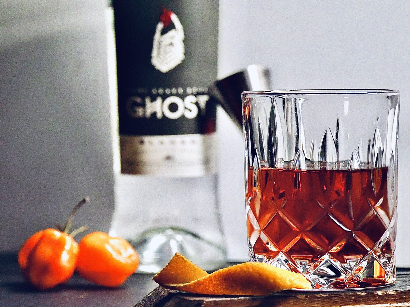 Sip a ghost-pepper infused tequila Old Fashioned at Ready Room.