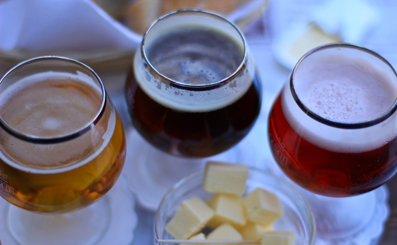 What's better than a beer tasting? A beer tasting paired with cheese.