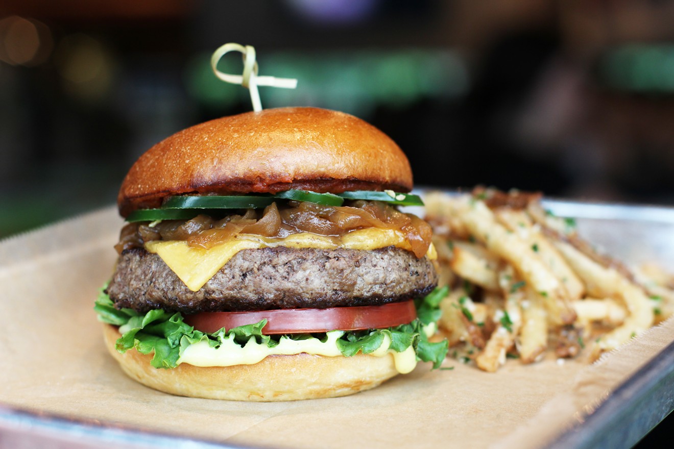Pay-It-Forward to restaurant workers with Hopdoddy's buy-one-give-one burger program.