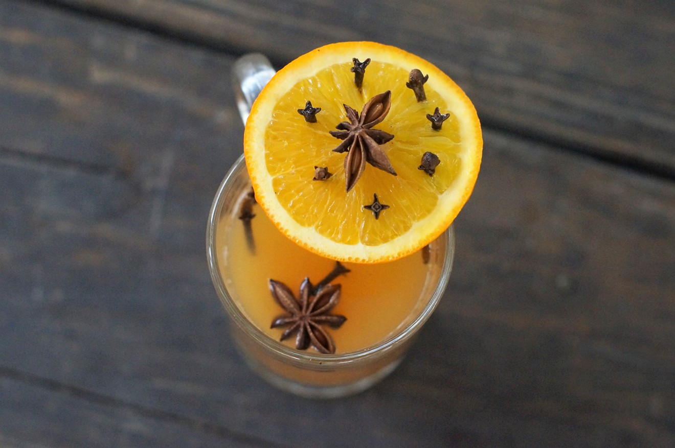 Start the new year with a Winter Wassail, a hot spiced cider punch with rum.