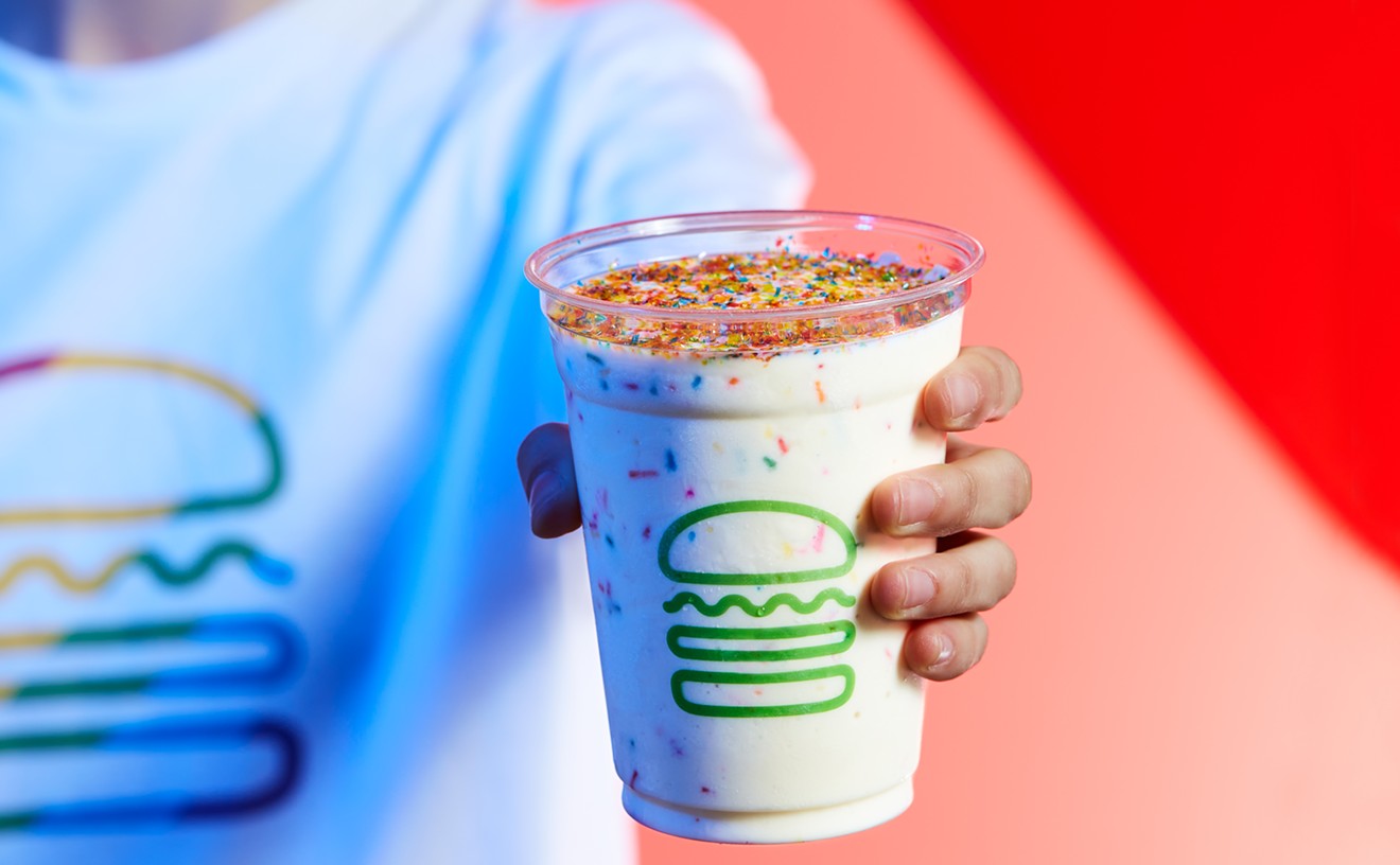 Taste the Pride Shake, a cake batter shake topped with rainbow glitter sprinkles, throughout the month of June.