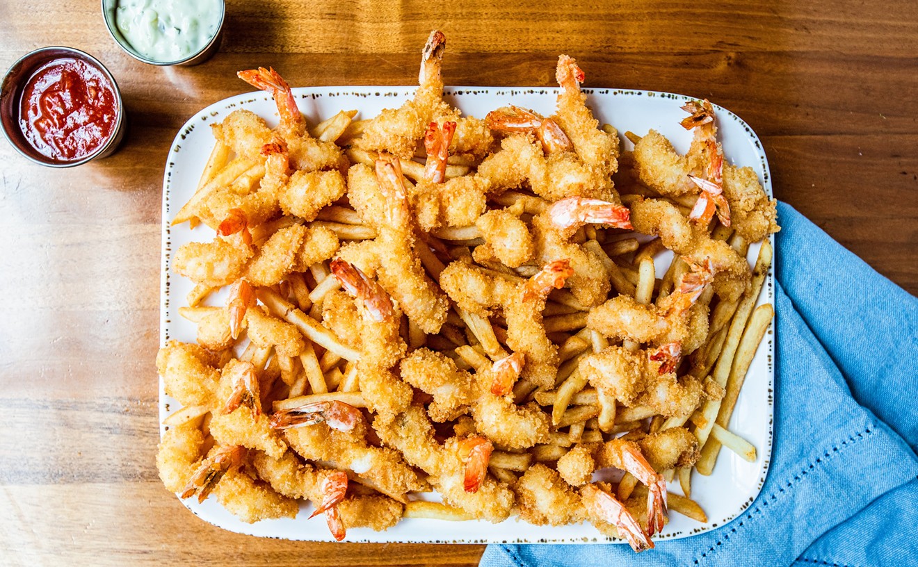Fill up on Gulf shrimp at Orleans Seafood Kitchen.