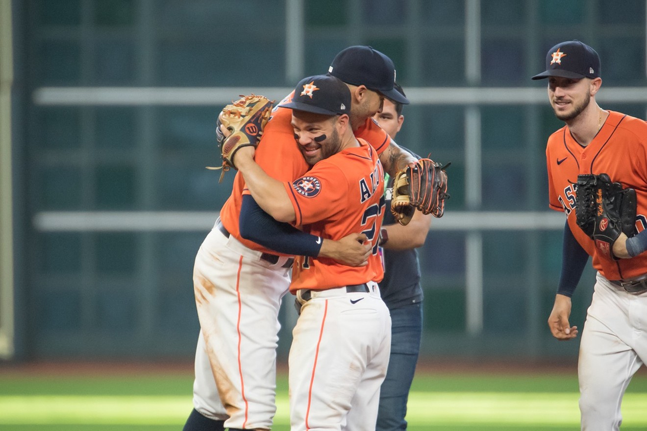 It appears as though Jose Altuve and Carlos Correa may have had their final hugs as teammates earlier this week.