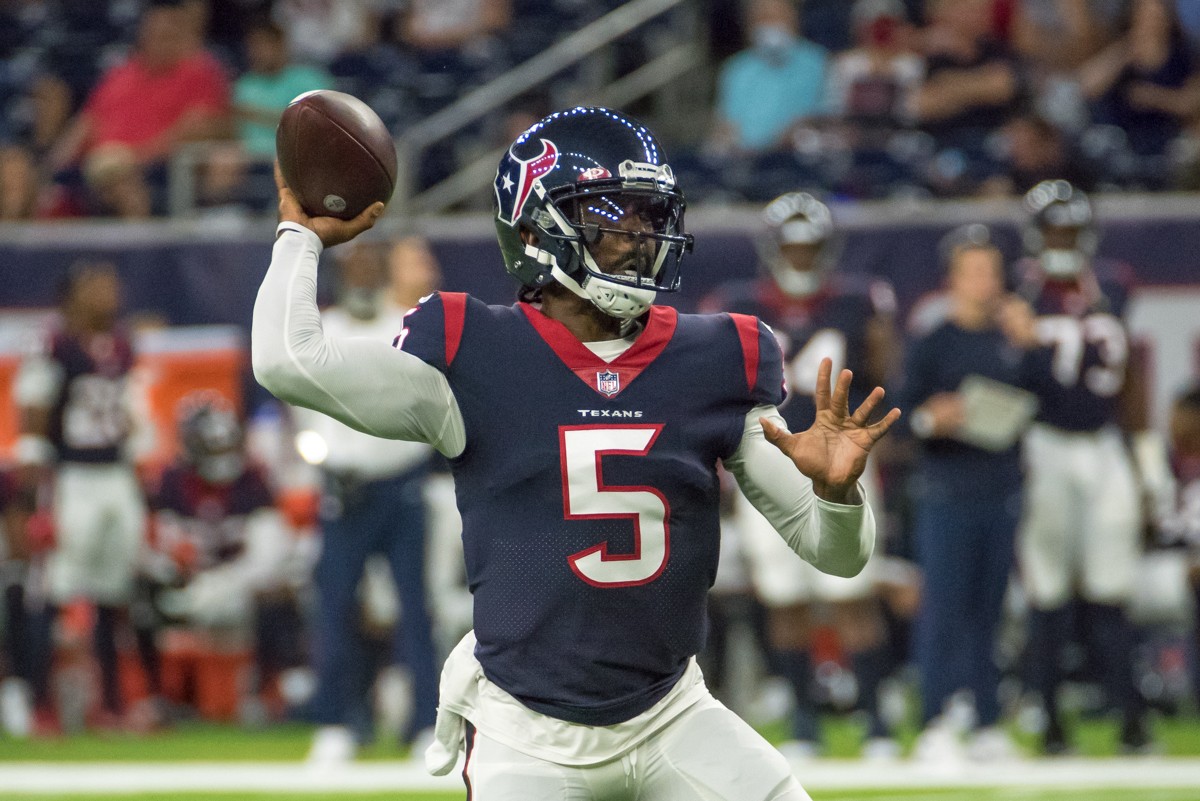 When Tyrod Taylor returns, he will be the Texans' starting QB, according to David Culley.