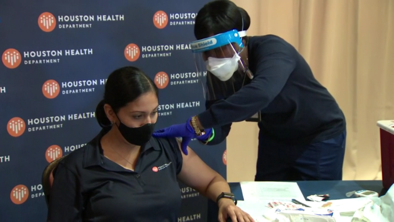 The Houston Health Department is starting to give local residents their required second vaccine doses.