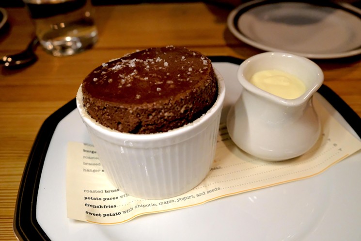 Chocolate soufflé. - PHOTO BY MAI PHAM