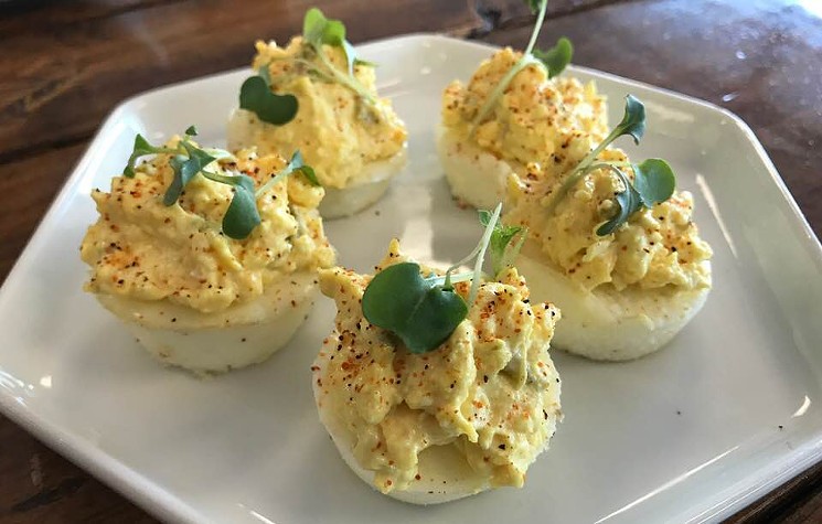 Who can pass up a good deviled egg? - PHOTO BY JENNIFER FULLER