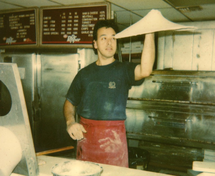 Chef Anthony, age 17, at Russo's Pizza. - PHOTO COURTESY OF RUSSO'S RESTAURANTS