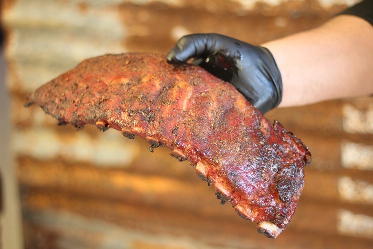 Chef Ara's pork ribs. - PHOTO BY DOOGIE ROUX