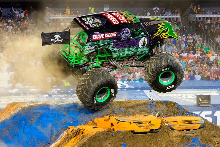 Since making its debut in 1982, Grave Digger — from Kill Devil Hills, North Carolina — has taken home the win in the Monster Jam World Finals Championships in 2004, 2006, 2010 and 2016. - PHOTO COURTESY OF FELD ENTERTAINMENT