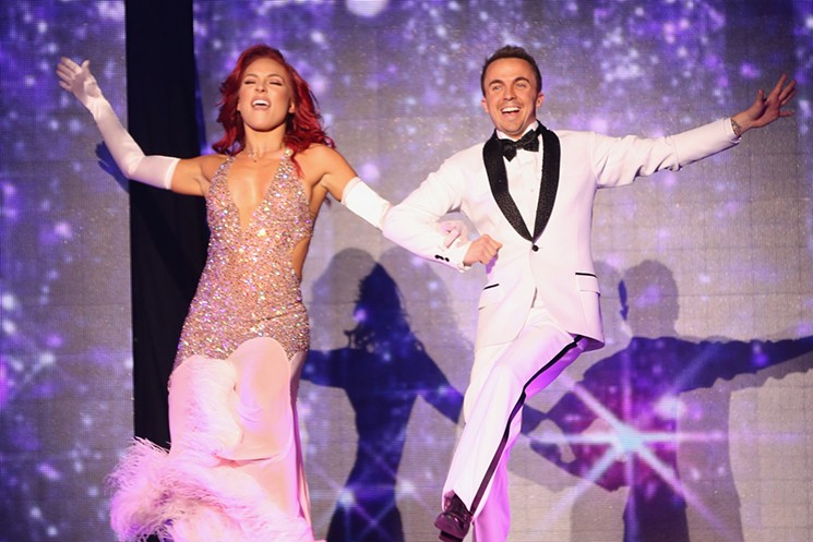 Frankie Muniz (shown here with Sharna Burgess) has emerged as a fan favorite after his third place finish in season 25 of Dancing with the Stars. - PHOTO COURTESY OF FACULTY PRODUCTIONS