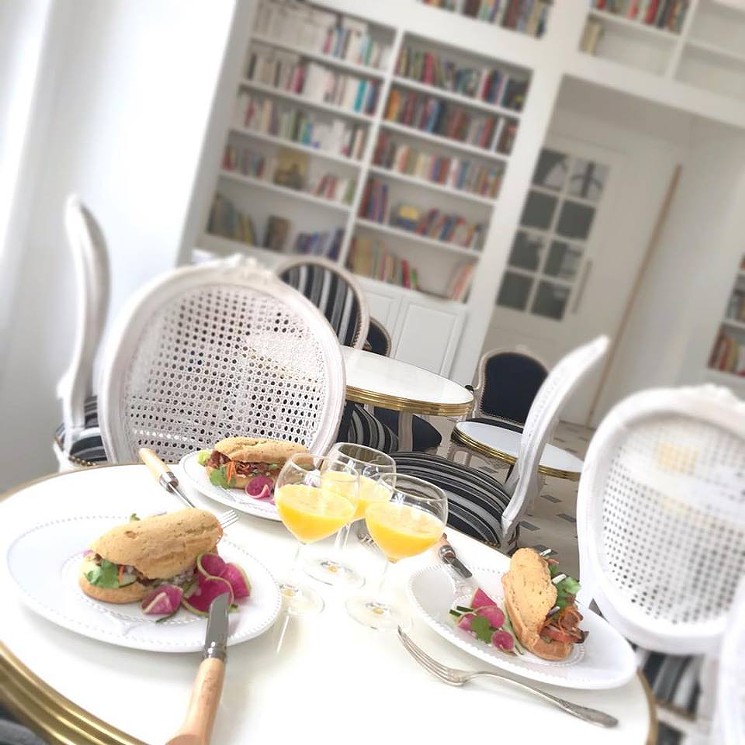 The decor is as delicious as the eclair sandwiches. - PHOTO BY KARINE FAVRE-MASSARTIC