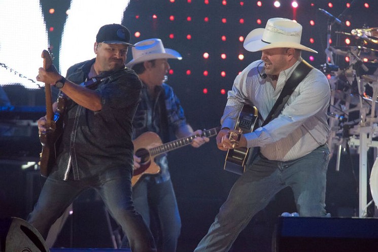 Garth has ballads, but he and his crew know how to rock too. - PHOTO BY JACK GORMAN