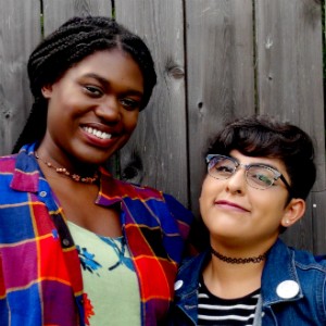 Endesha Haynes and Bianca Gomez of the Veer Queer podcast. - PHOTO COURTESY ENDESHA HAYNES