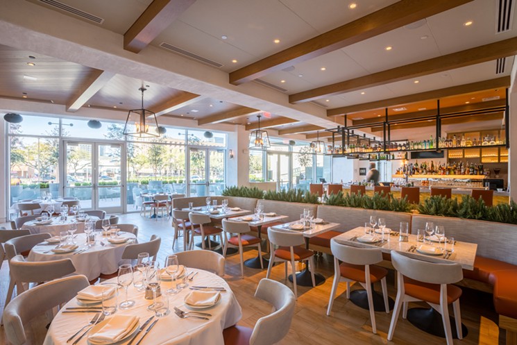 The food and the decor are bright and light at Fig and Olive. - PHOTO BY SHANNON O'HARA